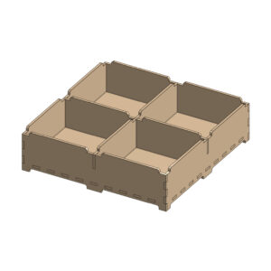 Caja Organizadora Apilable - Set de 3 - Imagen 3
